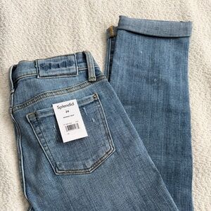 Splendid Women's Classic Blue Straight Leg Jeans Size 24